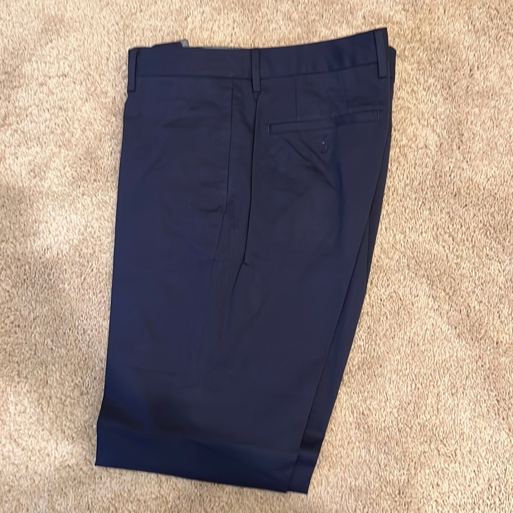 Bonobos Stretch Italian Trousers 31"x 32" in Bright Navy and Slim